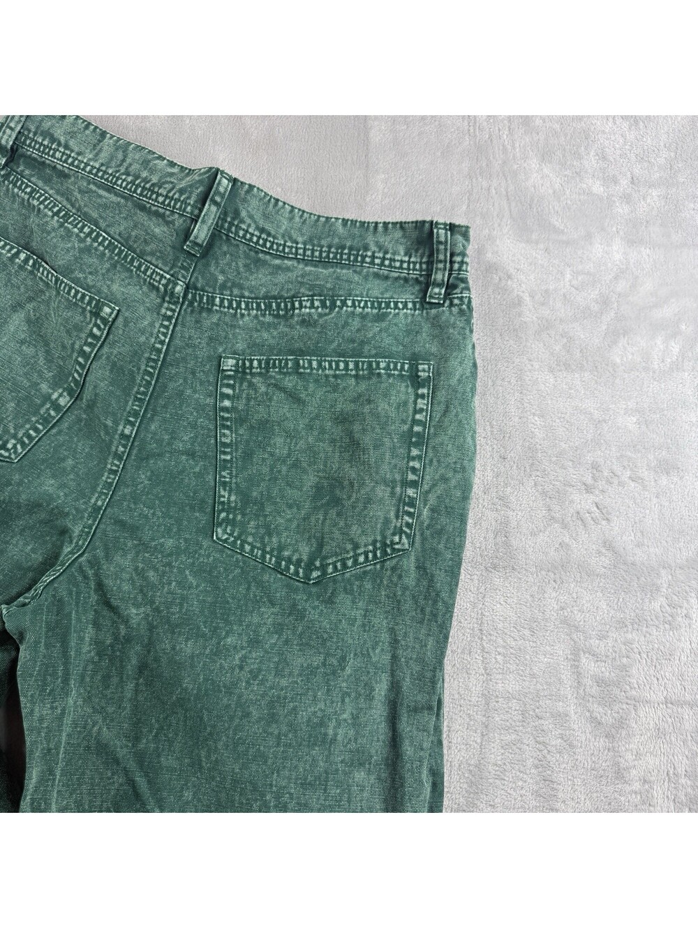 BDG Urban Outfitters Green Wash Straight Leg Jeans Size 30 Y2K Baggy Boyfriend - Picture 7 of 8